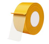 Qrity 1 Roll Ruban Adhésif Double Face, 30mm x 20m Ruban en Auto-Adhésif, Sans Trace Multifonctionnel pour Moquette, les Sols, les Murs