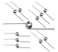 Qrity 10 Pièces Ressort de Torsion, Ressort de Rappel, Diamètre du Fil 0,7mm, Diamètre Extérieur 4mm, 6 Tours, Angle 180°, Pour Réparations à Domicile