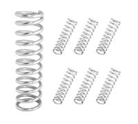 Qrity 10 Pièces Ressorts Compression, Ressort de Compression en Acier Inoxydable, Ressorts Métalliques Pour Craft Réparation, 1 x 8 x 70 mm