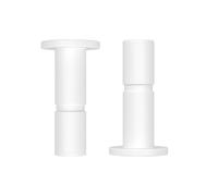 Qrity 2 Pièces 3/8" Bouchon D'extrémité en Plastique, RO Raccord de Tuyau en Plastique, Bouchon de Tube RO pour Filtre à Eau Osmose Inverse