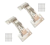 Qrity 2 Pièces Charnières à 150 Degrés, ans Mécanisme de Fermeture Automatiqu, Charnières de Meuble pour Armoires de Porte Cuisine