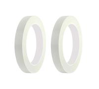 Qrity 2 Ruban de Masquage à Usage Général 15mm x 50m, pour la Protection des Surfaces Lors de Travaux de Décoration/Peinture, Blanc