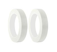 Qrity 2 Ruban de Masquage à Usage Général 20mm x 50m, pour la Protection des Surfaces Lors de Travaux de Décoration/Peinture, Blanc