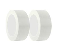 Qrity 2 Ruban de Masquage à Usage Général 40mm x 50m, pour la Protection des Surfaces Lors de Travaux de Décoration/Peinture, Blanc