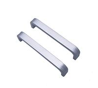 Qrity 2Pcs Aluminium Cuisine Armoire Porte Poignées Placard Tiroir Chambre Meubles Tirer (160MM)