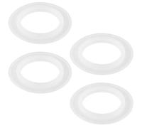 Qrity 4 Pièces Joints D'Étanchéité de Bouchon de Vidange D'Évier, 41x26 mm Anneaux en Silicone Universels, Raccord pour Bouchon Pop-Up d'Évier ou Baignoire