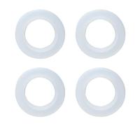 Qrity 4 Pièces Toriques Joint de Soupape de Vidange 23mm, Joint pour Bouchon Lavabo, Bouchon Baignoire Pop Up Joint, Joint D’étanchéité en Silicone, Joint de Remplacement pour Pousser le Drain