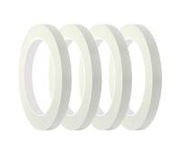 Qrity 4 Ruban de Masquage à Usage Général 10mm x 50m, pour la Protection des Surfaces Lors de Travaux de Décoration/Peinture