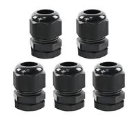 Qrity 5 Pièces Presse-Étoupes, PG7 Connecteurs de Câble Étanches, Joints de Presse-Étoupe en Plastique, Glandes de Câbles en Nylon, Glandes de Câbles