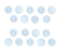 Qrity 50 Pièces Capuchon à Vis en Plastique Cache-Vis, Anti-Rouille Cache Vis, Blanc en Plastique Vis Cruciformes à TêTe Croix, Capuchons DéCoratifs Vis, Capuchons pour Clous Autotaraudeurs