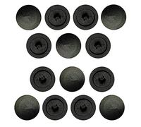 Qrity 50 Pièces Capuchon à Vis En Plastique Cache-Vis, Noir, Croix, Anti-Rouille, Cache Vis, Cruciformes à TêTe Croix, Capuchons DéCoratifs Vis, Capuchons Pour Clous Autotaraudeurs