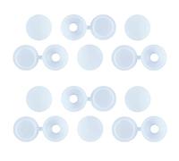 Qrity 50 Pièces Charnière Bouchon à Vis en Plastique, M3,5/M4 Blanc Couvercle Décoratif à Vis, Cache-vis Pliable et Encliquetable, pour les Murs, les Armoires