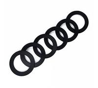 Qrity 6 Pièces Évier de Cuisine Tuyau D'évacuation Bouchon D'obturation Joint 45mm Joint de Vidange Égouttoir Bague D'étanchéité Rondelle en Caoutchouc pour Raccords G 1-1/2 "