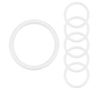 Qrity 6 Pièces O Ring Joints D'étanchéité, Joint Torique en Silicone pour Bouchon de Vanne et Tamis, 34 mm OD 3 mm de Épaisseurs