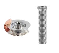 Qrity 70mm Lavabo en Céramique Boulon Prolongé Vis de Cuisine évier Panier Crépine Bouchon Vis pour Marbre Artificiel Quartz Pierre Lavabo