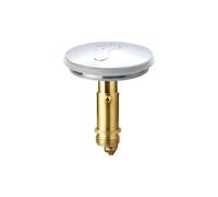 Qrity Couvercle D'évier en Laiton 43mm, Pop Up Bouchon de Lavabo, Bouchon de Vidange, Bouchon de Vidange pour Baignoire, Le Bouchon de Vidange de Lavabo de Cuisine, pour Évier de Cuisine