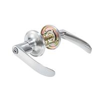 Qrity Poignées de Porte à Levier, Poignée de Porte D'intimité Sans Clé pour Salle de Bains Chambre, Serrure de Porte Intérieure en Alliage de Zinc, Design Moderne