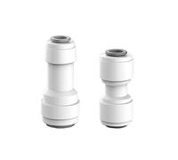 Qrity Raccords Rapides à Poussée sans Fil 1/4 "à 1/4", 1/4 "à 3/8", Raccords à Poussée Directe, Raccords à Poussée, Adaptateurs de Tuyauterie D'eau