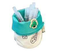 QRKPVHD Jolie Trousse Télescopique 2-en-1, Trousses Scolaire Trousse Debout, Trousse Scolaire Sac à Crayons, Sac à Crayons Stylos Pliable, Grande Capacité Pencil Case, Étui à Crayons