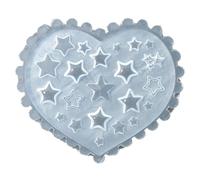 QRONCES Gaufrage Nail Art Moule 3D Silicone Sculpture Moule Acrylique UV Gel Nail Art Silicone Moule Bricolage Fille Nail Art Outil Embossing Mold