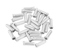 QRONCES Lot de 50 embouts de câble de frein en alliage d'aluminium pour vélo de route - Embout de câble de frein intérieur pour vélo