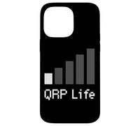 QRP Life Minimalist Low Power Ham Radio Signal Art Coque pour iPhone 14 Pro Max