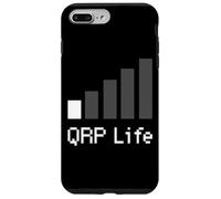 QRP Life Minimalist Low Power Ham Radio Signal Art Coque pour iPhone 7 Plus/8 Plus
