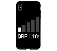 QRP Life Minimalist Low Power Ham Radio Signal Art Coque pour iPhone XS Max