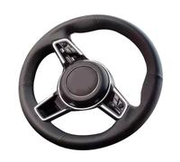 QRPTMBNF Housse de Volant en Cuir Compatible avec Porsche Cayenne S, Macan | Leather Compatible avec Porsche Cayenne Base, E-Hybrid S, 918 Spyder, 718 Boxster, Cayman, 911(Red)