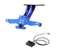 QRPTMBNF Support de Plaque Compatible avec Suzuki GSX250R, GSX250 | Mount Tail Tidy Eliminator LED Light Compatible avec Suzuki GSX250 2000-2020(Blue,B)