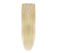 QRSTUVXZY Extensions de cheveux humains à clips, 8 pièces, 40 à 66 cm, cheveux brésiliens vierges Remy, double trame, invisibles, sans couture, for femmes Hair Extensions(613,24inches)