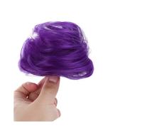 QRSTUVXZY Extensions de cheveux synthétiques, chignons, postiche ...(Purple)