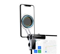 QruiLanTu Tesla Support de téléphone magnétique universel Magsafe pour voiture, rotatif à 360°, support en alliage de silicone pour protéger l'écran, accessoires Tesla pour modèle 3/Y/S/X/Cybertruck