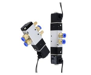 QRUYHBAJU 1 électrovanne d'inversion de Commande de Cylindre à Deux Positions et Cinq Voies 4V110-06 4V120-06 électrovanne 4V130-06(4V120-06,DC24V)