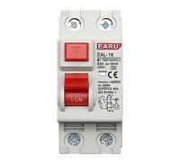 QRUYHBAJU 10 pièces 2P 32A 10/30/100/300mA Type A RCCB RCD ELCB Disjoncteur différentiel électromagnétique Interrupteur de sécurité(25 V,2P 100mA)