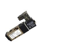 QRUYHBAJU Électrovanne série 4V110-06, 5 Ports, 2 Positions, normalement fermée, 4V110-06 AC220V DC12V DC24V AC110V avec raccord 4mm 6mm 8mm(6mmfittings-02,4V110-06 AC110V)