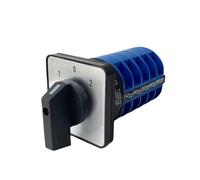QRUYHBAJU Interrupteur à cames Universel à Trois Vitesses, Cinq Sections, Rotation Manuelle, Choix Multiple, LW26-32/5, Marche/arrêt/Marche, 32 A