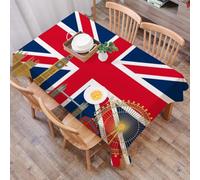 QRWOEAW Nappe Anti-Taches Lavable,Nappe en Toile cirée rectangulaire,pour Salle à Manger,Jardin,fête,Mariage ou Maison,Motif à Carreaux Classique de Style nnique, Motif à Carreaux Bleus,137x183cm