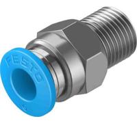 QS-1/8-6-100 130675 Raccord enfichable - Construction : principe push-pull - Position de montage : au choix