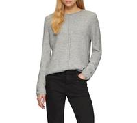 QS 2158408 Pull en Tricot avec col Montant et Bords roulés, 9400, XS Femme