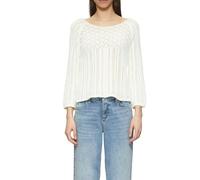 QS 2163005 Ajour Pull, Ecru, M Femme