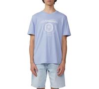 QS 2169514 T-Shirt, Bleu Ciel, M Hommes