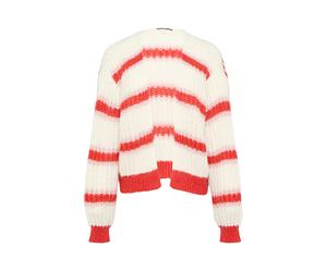 QS Cardigan rose / framboise / blanc, Taille XL