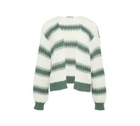 QS Cardigan vert / blanc, Taille XL