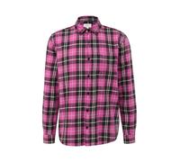 QS Chemise anthracite / éosine / blanc, Taille L