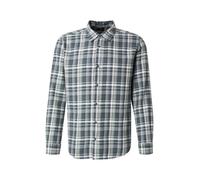 QS Chemise bleu-gris / gris / menthe, Taille XS