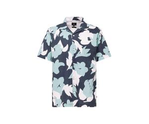 QS Chemise bleu marine / bleu ciel / blanc, Taille XL