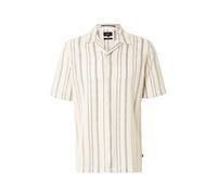 QS Chemise crème / noir, Taille XL