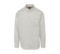 QS Chemise écru / gris foncé, Taille XL