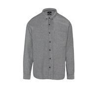 QS Chemise gris argenté / blanc, Taille S